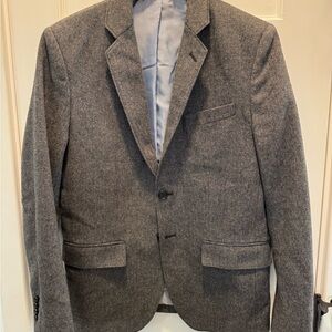 Banana Republic Gray Sport Coat Herringbone Pattern - 38S